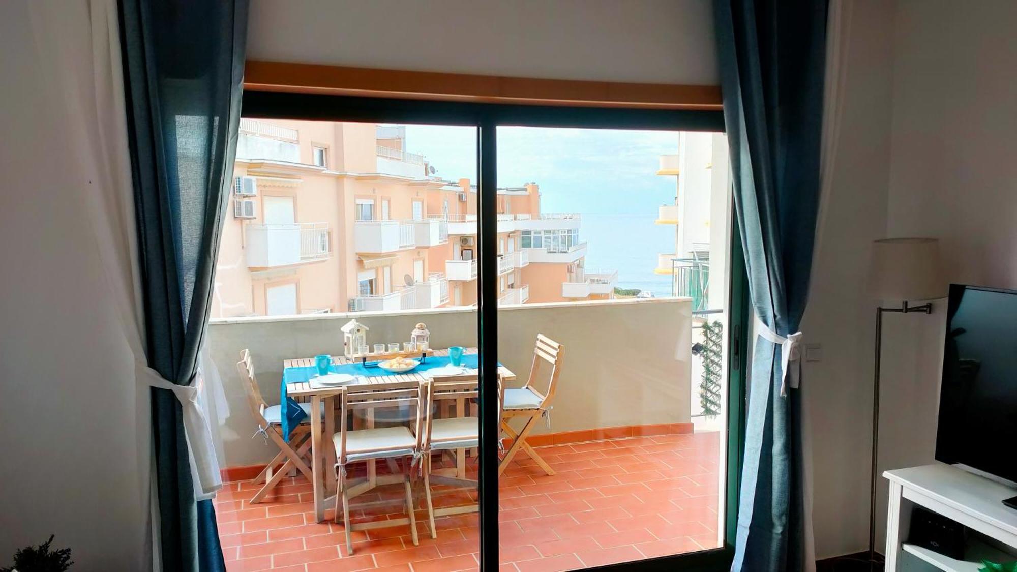 Cantinho Do Sol - Sea View, Quiet, Cozy And Relaxing Flat Armação de Pêra Exterior foto